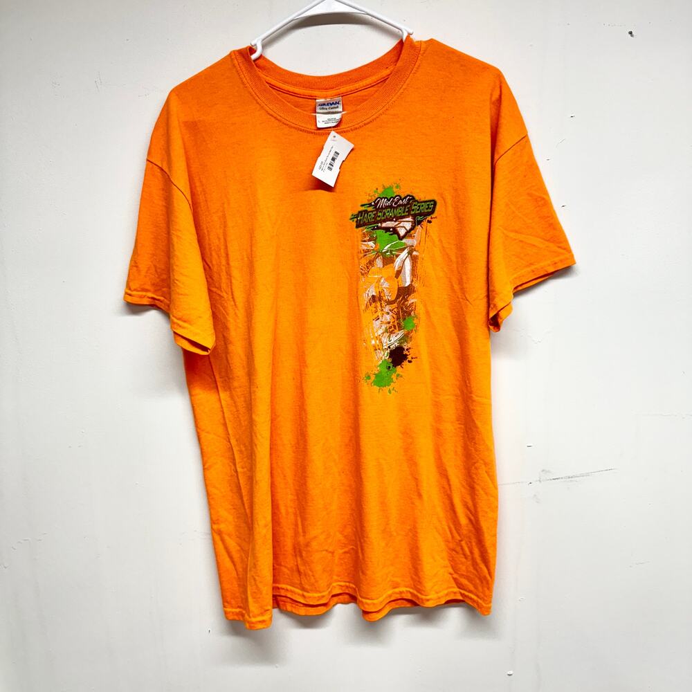 Gildan Mens Mid-East Scramble Series Dirt Biking Shirt Size L‎